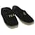 CHANEL Pumps Shoes Velor 38 Black CC Auth bs10973  ref.1254972