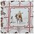Hermès HERMES CARRE 90 CHEVAUX ARABES Sciarpa Seta Marrone Auth am5302 - vista 6