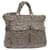 Miu Miu Hand Bag Coated Canvas Gray Auth am5620 Grey Cloth  ref.1255025