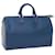 Louis Vuitton Epi Speedy 35 Bolsa de Mão Azul Toledo M42995 Autenticação de LV 63129 Couro  ref.1255087