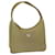 PRADA Hand Bag Nylon Beige Auth bs10991  ref.1255183