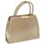 BALENCIAGA Hand Bag Leather Beige Auth bs11037  ref.1255209