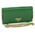 PRADA Chain Shoulder Bag Leather Green 1DH044 Auth yk9947A  ref.1255393