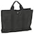 Hermès HERMES Her Line MM Tote Bag Canvas Gray Auth bs11086 Grey Cloth  ref.1255422
