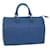 Louis Vuitton Epi Speedy 30 Bolsa de Mão Azul Toledo M43005 Autenticação de LV 62627 Couro  ref.1255451
