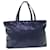 GUCCI GG Canvas Tote Bag Navy 211137 Auth ep2785 Navy blue  ref.1255525