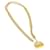 CHANEL Matelasse Chain Necklace metal Gold Tone CC Auth ar11061  ref.1255530