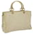 PRADA Hand Bag Nylon Beige Auth bs10883  ref.1255550
