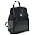 Céline CELINE Macadam Backpack Leather Black Auth hk993  ref.1255673