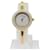 GUCCI Uhren Gold Tone White Auth am5459 Weiß Metall  ref.1255674