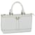 BURBERRY Hand Bag Leather White Auth hk1017  ref.1255676