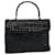 BALLY INTRECCIATO Hand Bag Leather Black Auth yb481  ref.1255747
