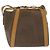 Borsa a spalla ETRO Pouch PVC 2 Set Marrone Rosso Auth am5330 - vista 3