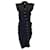 Autre Marque Veronica Beard Vestido camisero negro de algodón fruncido  ref.1255967