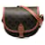 Céline Brown Celine Triomphe Folco Crossbody Bag Leather  ref.1255985