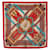 Hermès Bufanda de seda roja Hermes Brins Dor Bufandas  ref.1256000