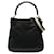 Bolso satchel con tela de bambú y lona GG de Gucci en negro Cuero  ref.1256004