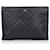 Pochette Louis Vuitton Monogram Shadow Discovery Pochette nera Nero Pelle  ref.1256027