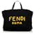 Bolso satchel de lana negro Fendi  ref.1256094