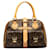 Braune Louis Vuitton Manhattan GM Handtasche mit Monogramm Leder  ref.1256108