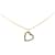 Gold Dior Heart Pendant Necklace Golden Yellow gold  ref.1256110