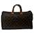 Speedy Louis Vuitton Handbags Brown Leather  ref.1256186