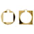 Les Creoles Rond Carre Earrings - Jacquemus - Metal - Gold Golden Metallic  ref.1256196