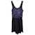 Paco Rabanne Scoop Neck Mini Dress in Black Viscose Polyester  ref.1256202