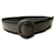 CHRISTIAN DIOR leather belt and buckle Black Cloth  ref.1256266