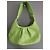 Borsa Lancel Hobo PM Cocoon in pelle verde mela - vista 2