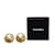 Pendientes de clip Chanel Gold CC Dorado Metal Chapado en oro  ref.1256377