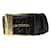 Louis Vuitton Cinturón negro con hebilla de la marca y detalle recortado Cuero  ref.1256388