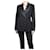 Etro Black double-breasted jacket - size UK 12 Viscose  ref.1256409