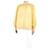 Hartford Yellow puff-sleeved shirt - size UK 10 Blue Cotton  ref.1256411