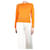Autre Marque Orange crewneck jumper - size UK 8 Cashmere  ref.1256413