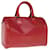Louis Vuitton Epi Speedy 25 Bolsa de Mão Castelhano Vermelho M43017 Autenticação de LV 66466 Couro  ref.1256456