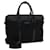 BURBERRY Nova Check Black Label Handtasche aus Nylon 2Weg Schwarz Auth bs12120  ref.1256503