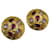 YVES SAINT LAURENT Boucles d'oreilles clips vintage NEUVES Rouge Fuschia  ref.1256570
