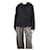 Issey Miyake Black textured shaggy jacket - size UK 10 Polyester  ref.1256615