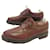 CHAUSSURES PARABOOT DERBY AVIGNON 7.5 41.5 DEMI CHASSE CUIR LEATHER SHOES Marron  ref.1256761