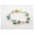 BRACCIALE MARINA B GIMBA IN ORO GIALLO 18PIETRE K E TURCHESE 20 cinturino cm Blu - vista 2