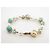 BRACCIALE MARINA B GIMBA IN ORO GIALLO 18PIETRE K E TURCHESE 20 cinturino cm Blu - vista 4