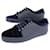 NEW CHANEL TENNIS G SHOES32719 Sneakers 39.5 VELVET SNEAKERS SHOES Blue Leather  ref.1256857