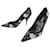 CHRISTIAN DIOR SHOES EMBROIDERED AND SEQUIN PUMPS 42 SHOES PUMPS Black Satin  ref.1256858