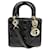 NEW CHRISTIAN DIOR LADY SMALL M HANDBAG0531OWCB CROSSBODY HAND BAG Black Patent leather  ref.1256871