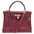 Hermès Kelly handbag 32 RETURNED IN BRICK RED BOX LEATHER PURSE CROSSBODY  ref.1256880