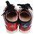 Gucci Ace Lackleder Sneaker rot mit Kristall Biene - Ansicht 3
