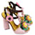 Dolce & Gabbana Sandalias Rosa Cuero  ref.1256978