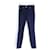 Jean Versace avec mélange de denim et de jersey à tête de Méduse Synthétique Coton Noir Bleu Marine  ref.1256998