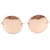 Linda Farrow Óculos escuros Dourado Plástico  ref.1257003